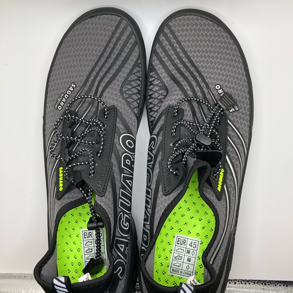 SAGUARO Original Water Shoe Anti-Slip Women’s EUR 45 US 11.5 Dark Grey